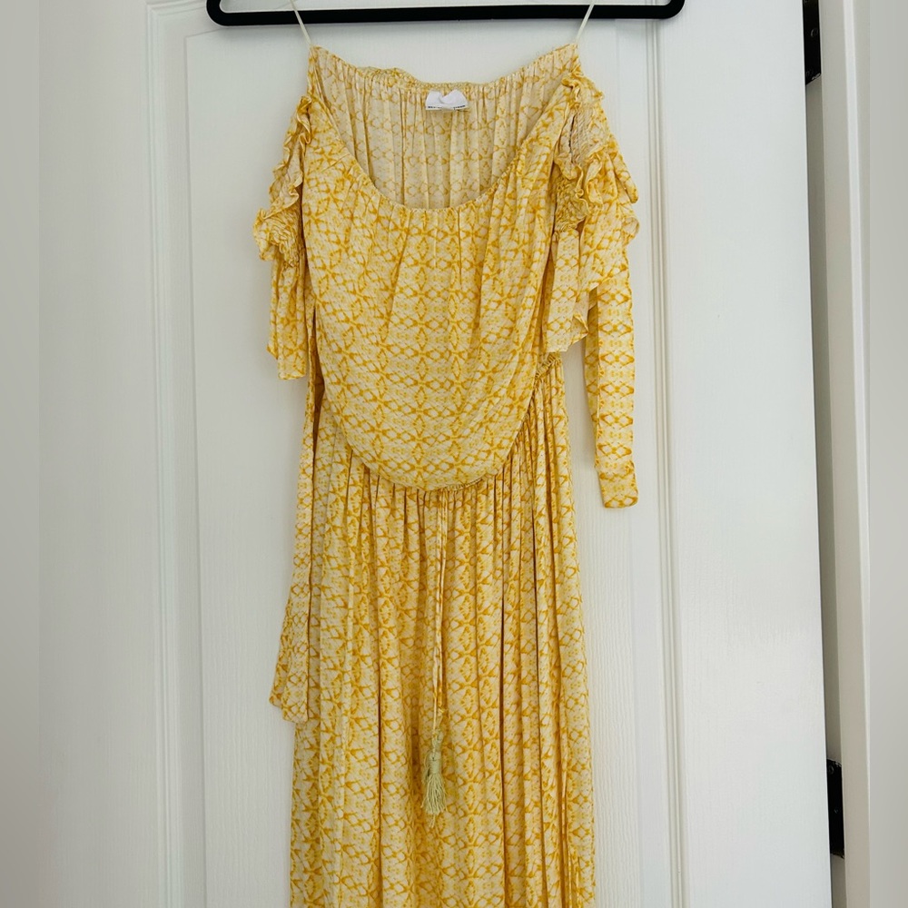 Sun Beam Summer Yellow Maxi Dress View 2
